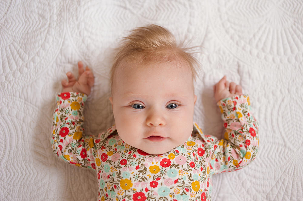 Happy 3 Months Caroline | Child Photographer, Baby Pohotographer, Hampton Roads Photographer, Lifestyle Photographer