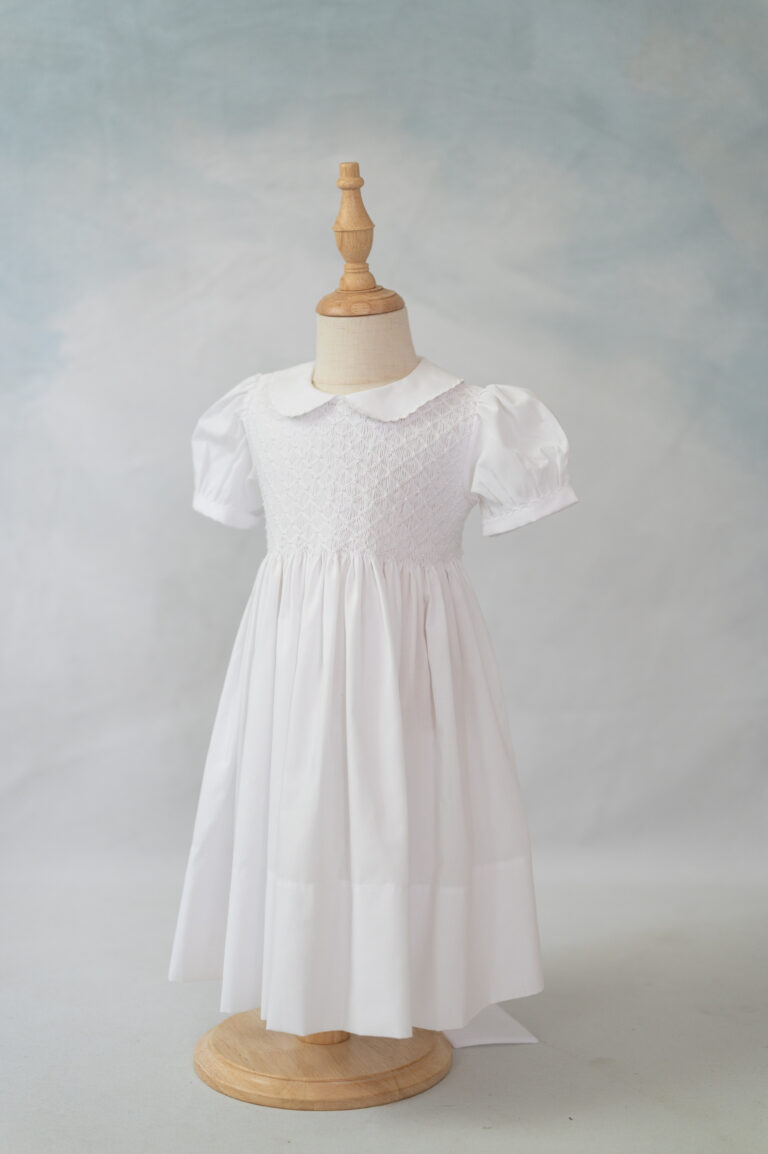 Feltman Brothers smocked dress used for heirloom photography wardrobe.