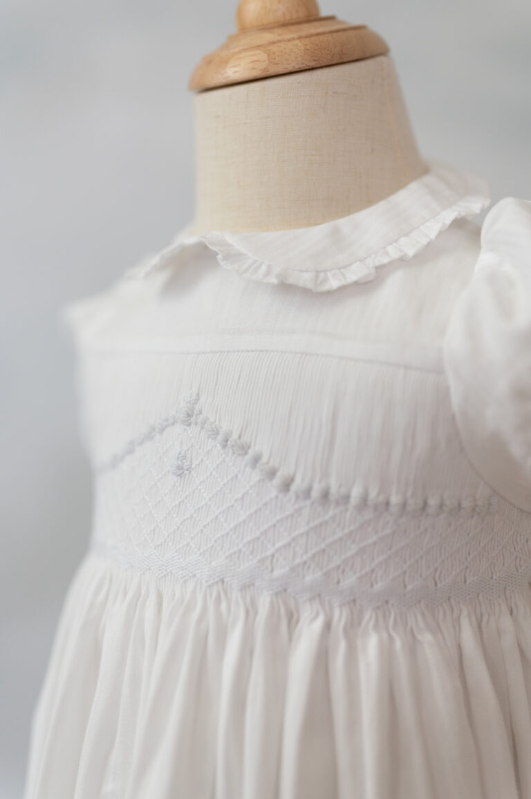 Up close details of Cerise dress by Charlotte Sy Dimby.